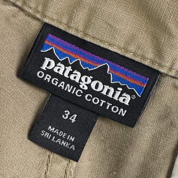 Patagonia Lightweight‎ All Wear Hemp Shorts Organic Cotton Khaki Beige Mens 34 - Picture 6 of 8